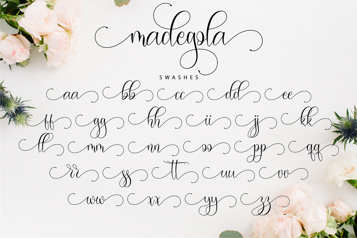 Madegola Script, a Script Font by Nissa Studio (Photo 12 of 12)