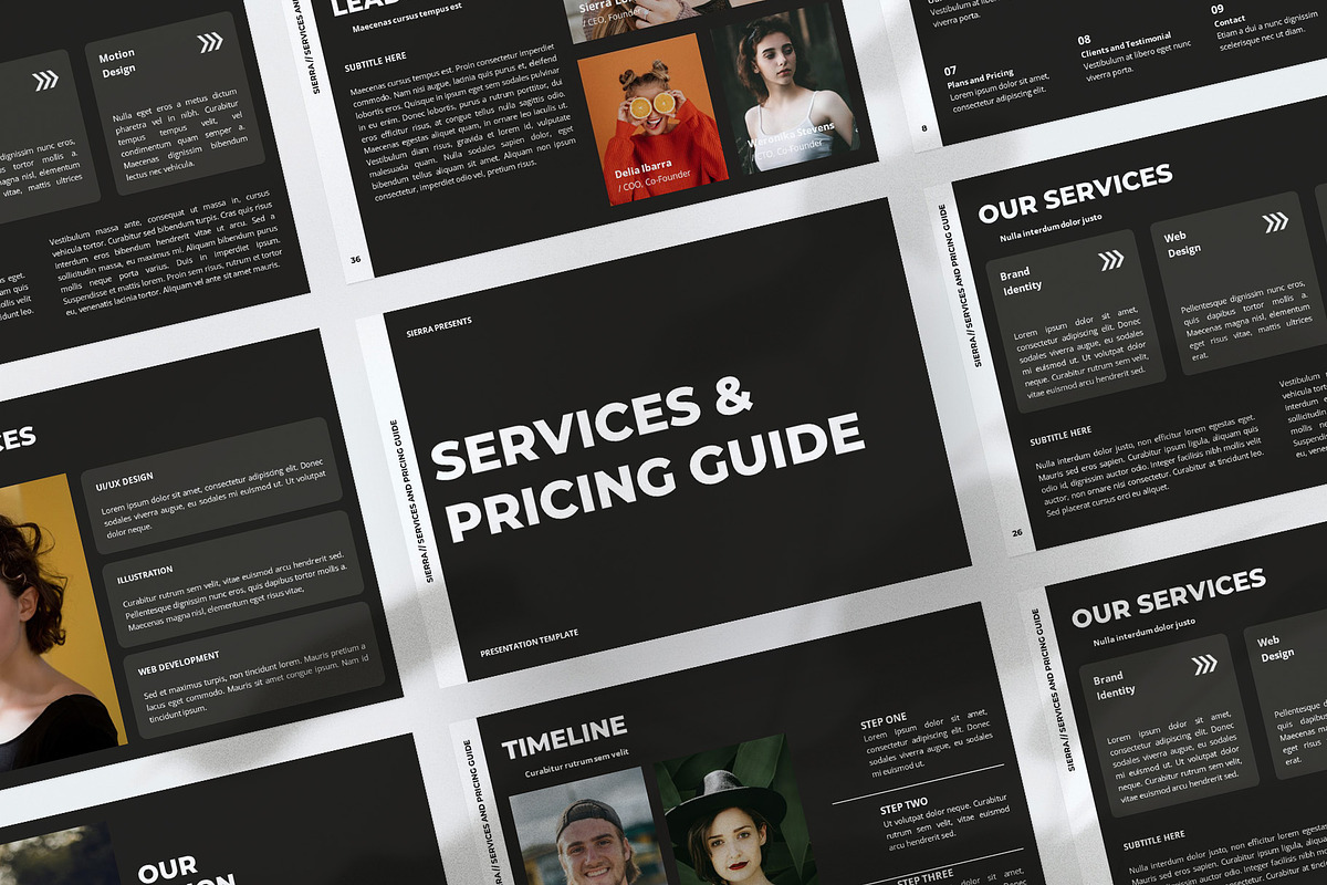 Services and Pricing Guide Template, a Presentation Template by Gaize (Photo 11 of 11)