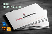 Clinic Business Card, a Business Card Template by graphicsunday (Thumbnail 1 of 4)