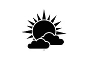 Sun Behind Clouds Silhouette Bundle, an Illustration by Gaye Art (Thumbnail 18 of 31)