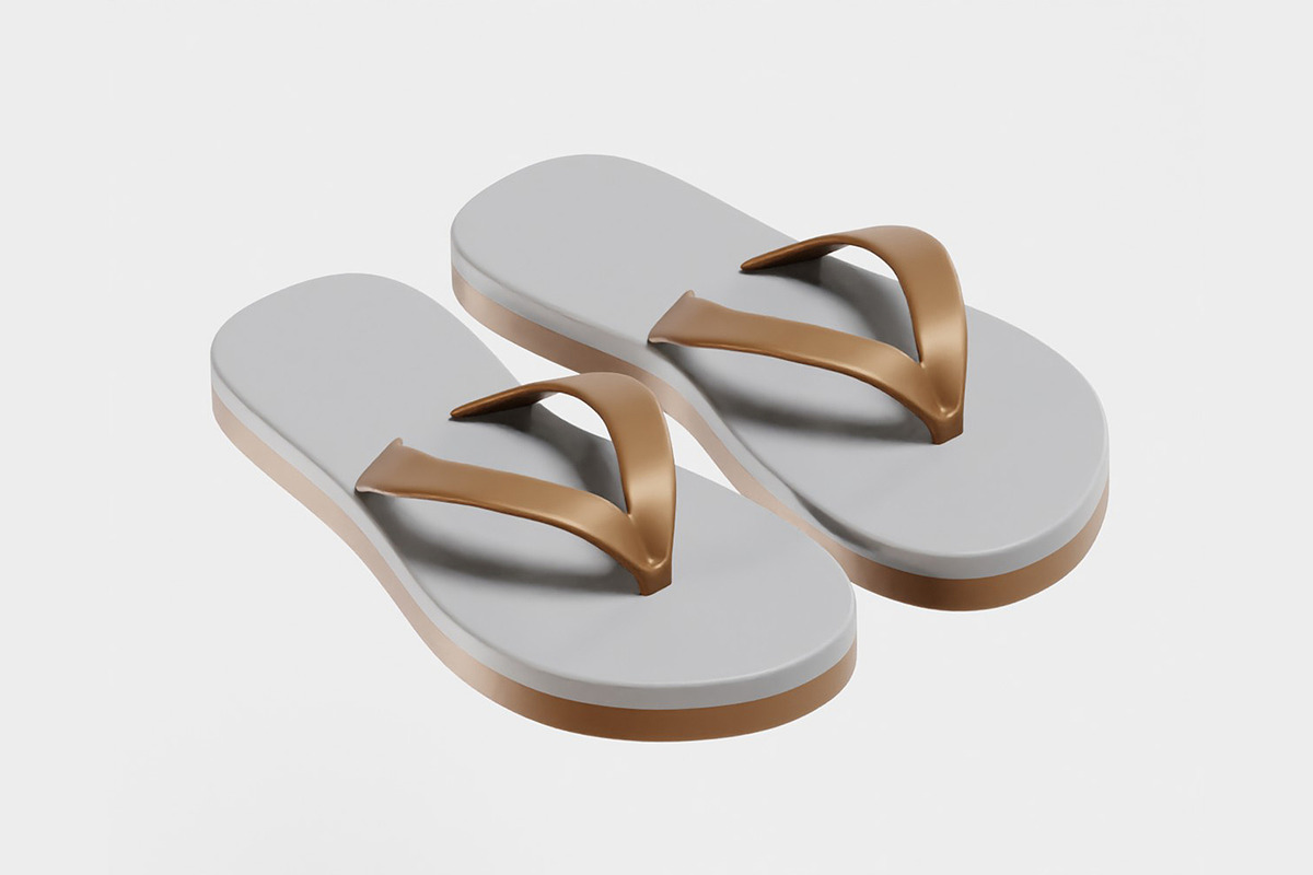 Sandals 3d model, an Object 3D Model by fahad121 (Photo 1 of 9)