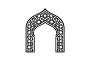 Islamic Arch Window Vector Bundle, an Illustration by yasushie (Thumbnail 37 of 51)