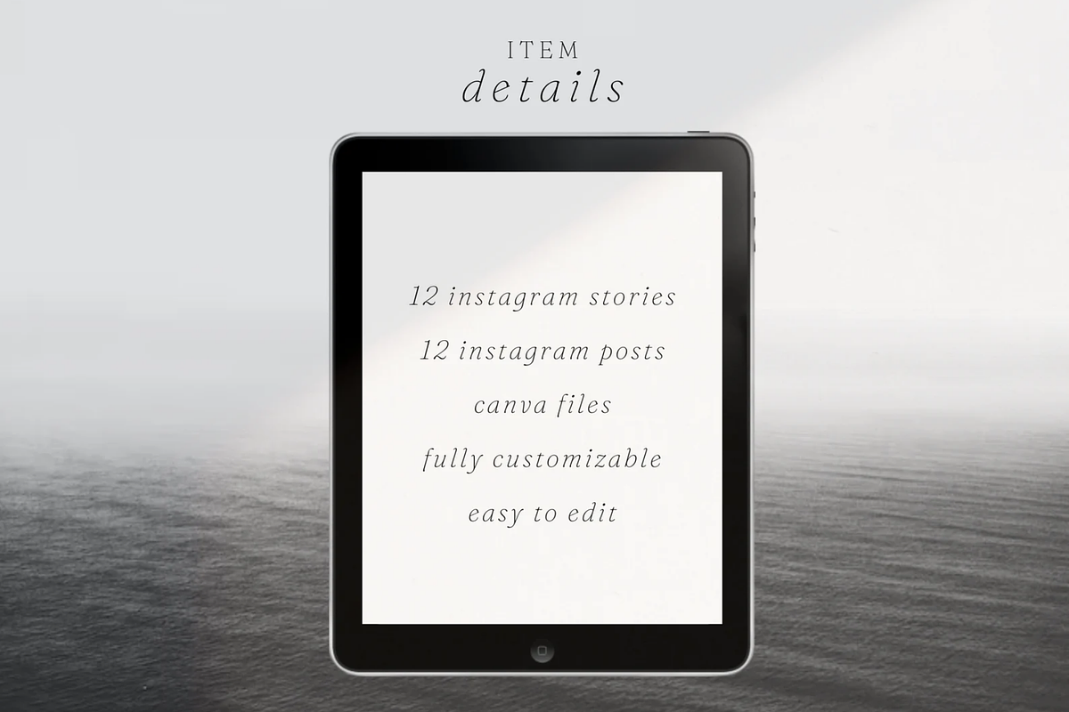 Photographer Instagram Bundle Canva, a Social Media Template by frommakertomaker (Photo 9 of 10)