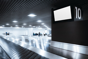 Airport baggage claim screen mockup, a Business Photo by SkyNext