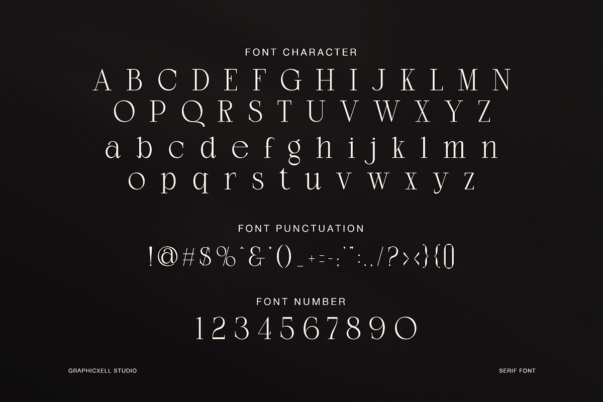 Agiona – Elegant Contrast Serif Font, a Serif Font by Graphicxell (Photo 7 of 8)