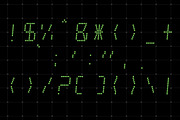 Terminal Vision - LED Typeface, a Sans Serif Font by HipFonts (Thumbnail 3 of 8)