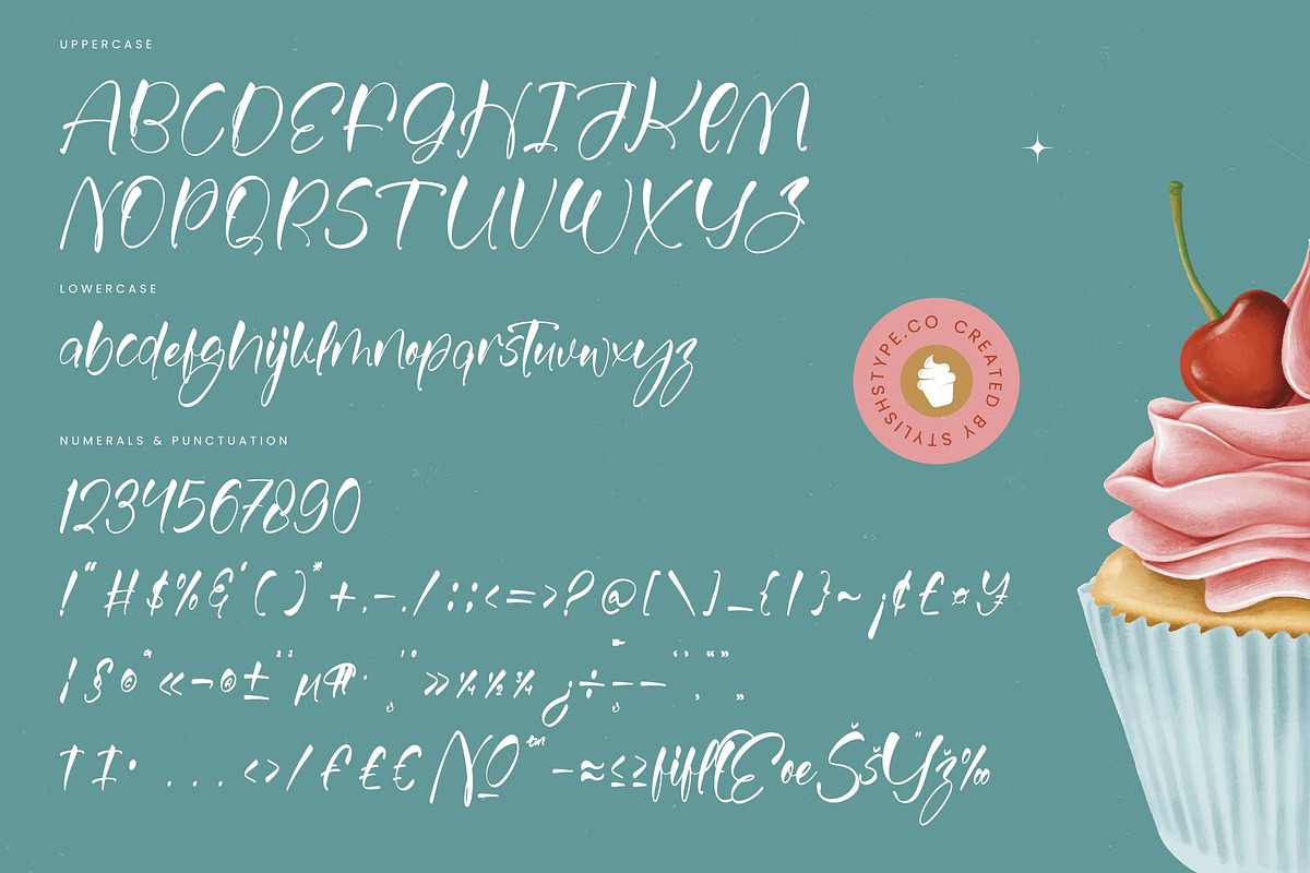 Delicate Cakes Quirky Handwritten, a Script Font by stylishtype.co (Photo 18 of 20)