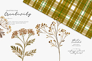 autumn botanical clipart collection, a Decorative Illustration by Patishop Art (Thumbnail 7 of 9)