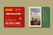 Travel Agency Social Media Post Set, a Social Media Template by MightyDesign (Thumbnail 5 of 8)