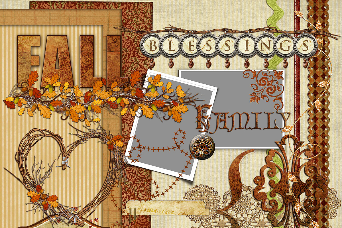 30-Fall Elements/Clipart Pack