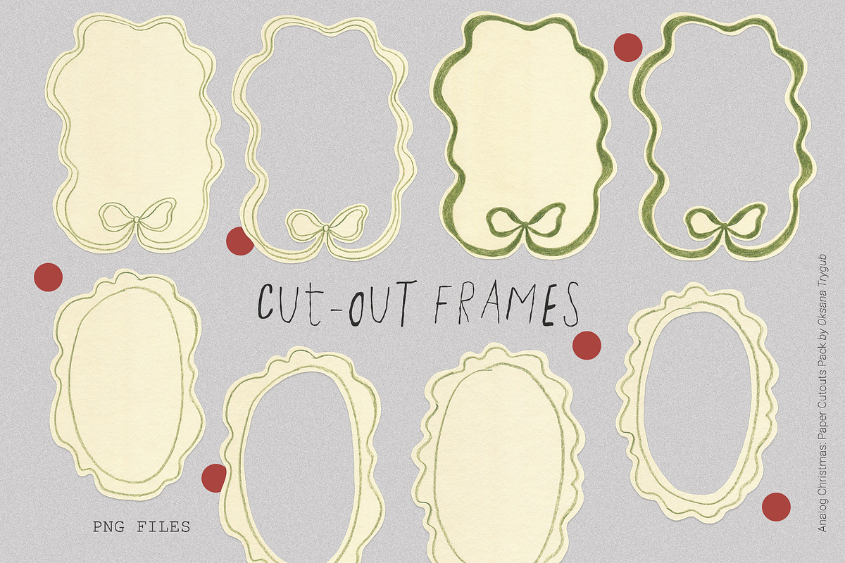 Analog Christmas: Paper Cutouts Pack, an Object Graphic by Oksana Trygub (Photo 11 of 13)