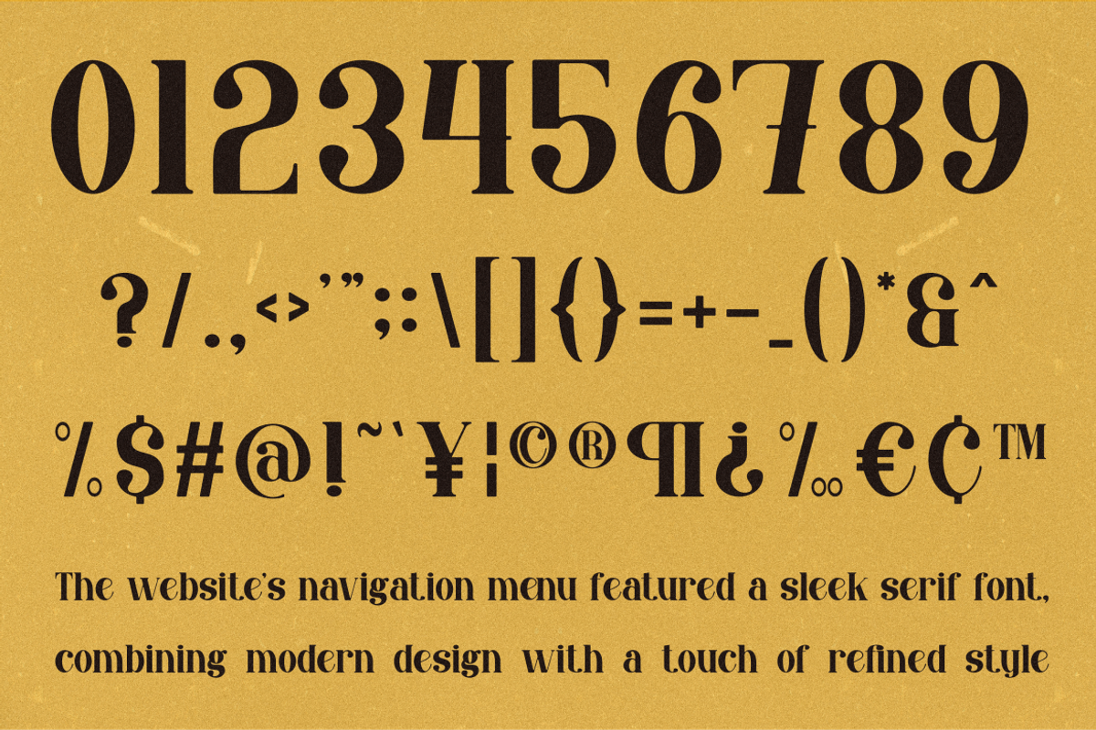 Yaendin - Modern Serif Font, a Serif Font by MaikoHatta (Photo 4 of 8)