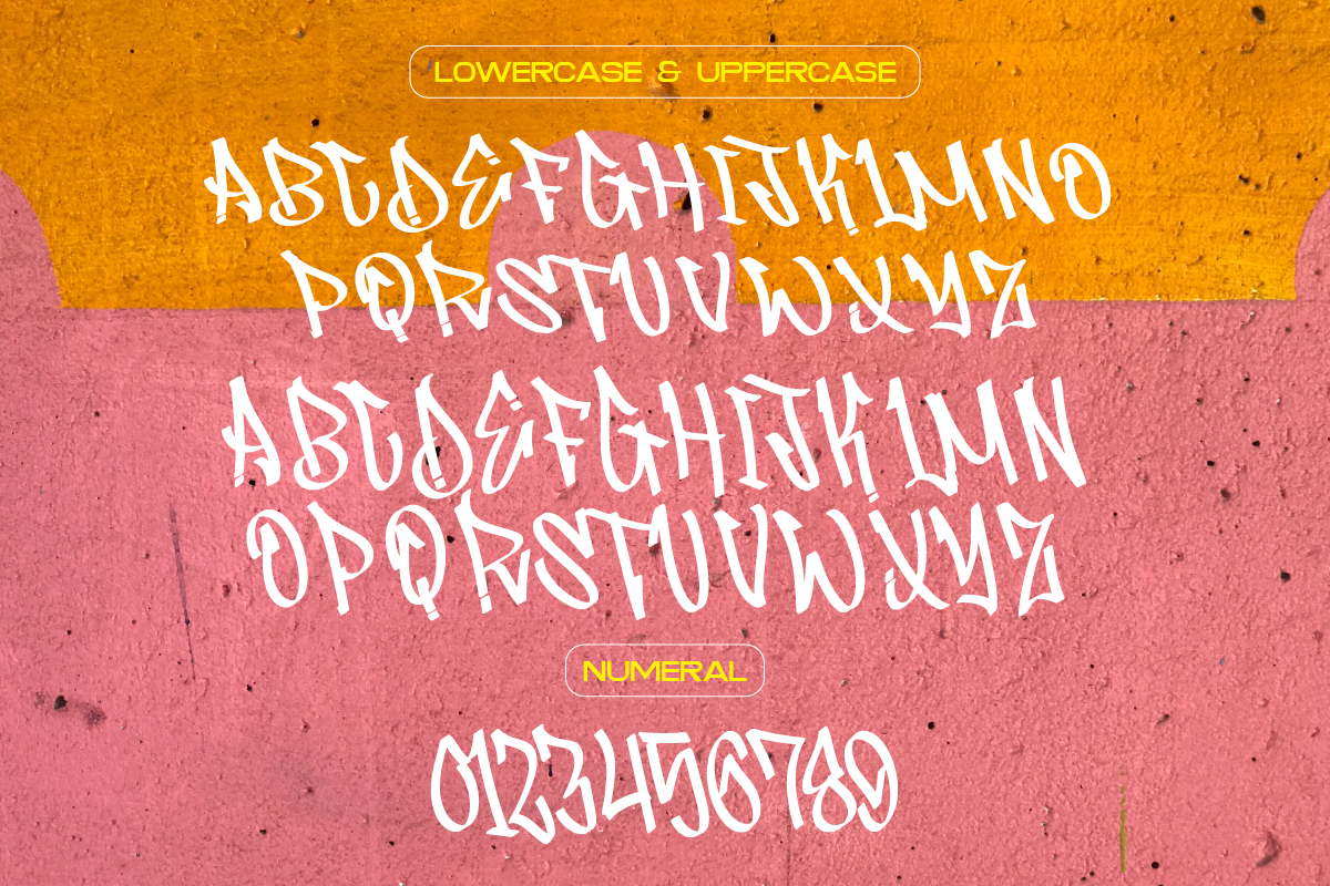 Bastrad Vol.01 Graffiti Font, a Blackletter Font by Ronny Studio (Photo 11 of 12)