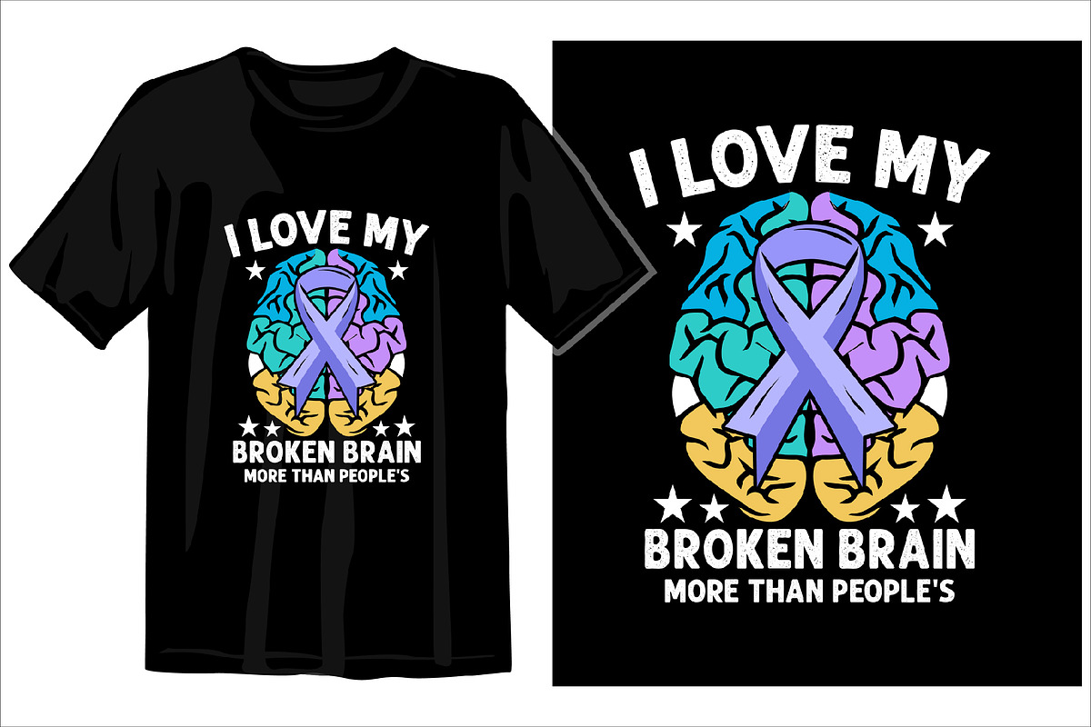 Mental Health Awareness T-Shirt set, an Illustration by Amazin_art (Photo 9 of 9)