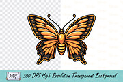 Vibrant Monarch Butterfly Illustrati, an Animal Illustration by Ghagra (Thumbnail 1 of 3)