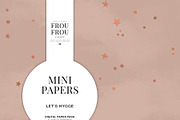 Marble Rose Gold Mini Papers, a Pattern Graphic by Frou Fou Craft (Thumbnail 4 of 7)