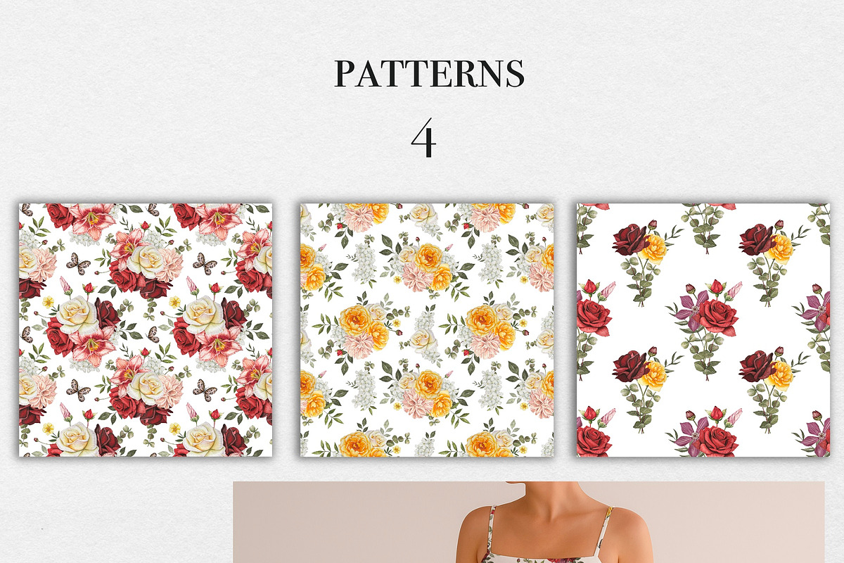 Watercolor Autumn Garden Flowers, an Object Illustration by DiashaArt (Photo 7 of 12)