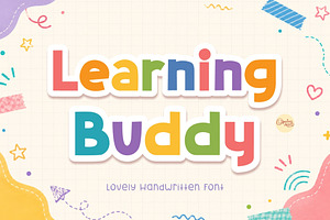 Learning Buddy - Handwritten Font