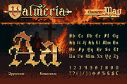 Valmeria - Medival Pixel, a Serif Font by Burntilldead (Thumbnail 2 of 12)