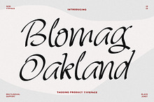 Blomag Oakland Elegantly Font