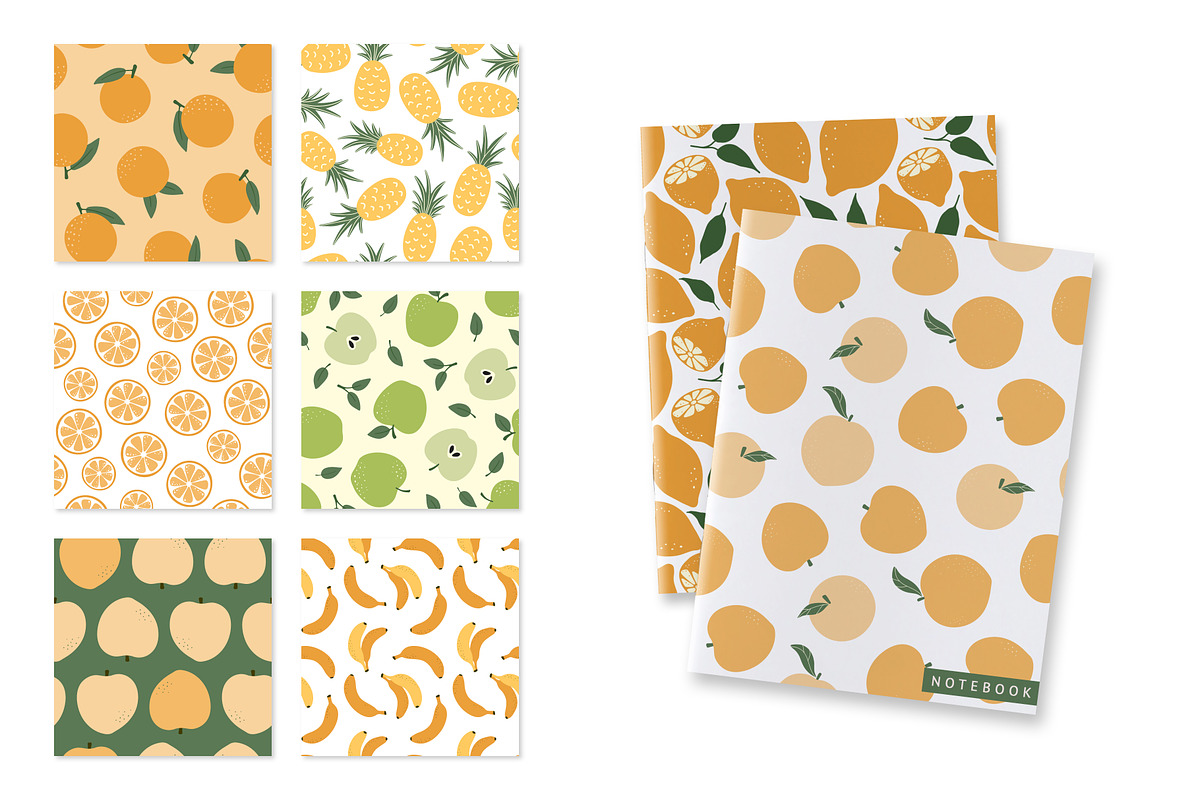 Juicy Fruits, a Pattern Graphic by simpleblues (Photo 4 of 10)