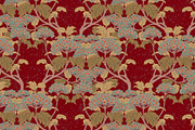 Hydrangea Botanical Seamless Pattern, a Pattern Graphic by NayaChu (Thumbnail 2 of 10)