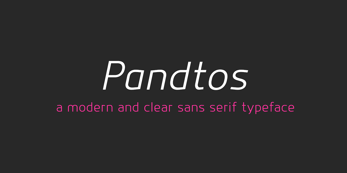 Pandtos, a Sans Serif Font by dayflash (Photo 1 of 2)