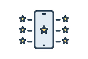 Feature characteristic color icon, a Duotone Icon by Creative priyanka