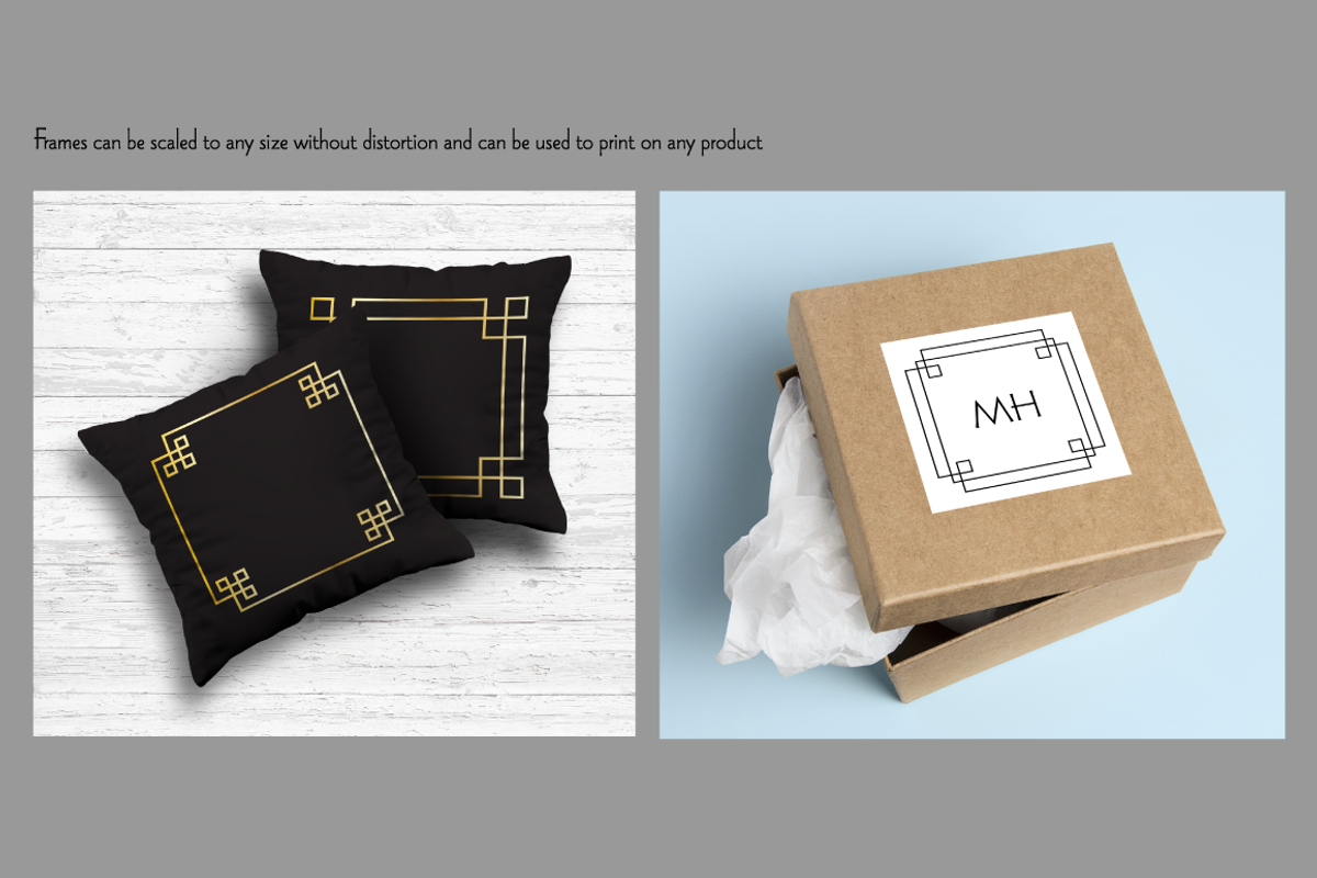 Square Fretwork Frames preview 2