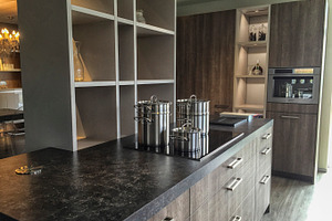Kitchen interior stock photo containing kitchen and tile, an Architecture Photo by Patricia Hofmeester