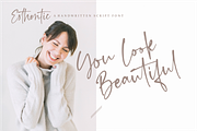Esthentic a Handwritten Script Font, a Script Font by Vilogsign (Thumbnail 6 of 10)