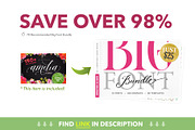 Amelia Script - Fine version, a Script Font by Blessed Print (Thumbnail 2 of 18)