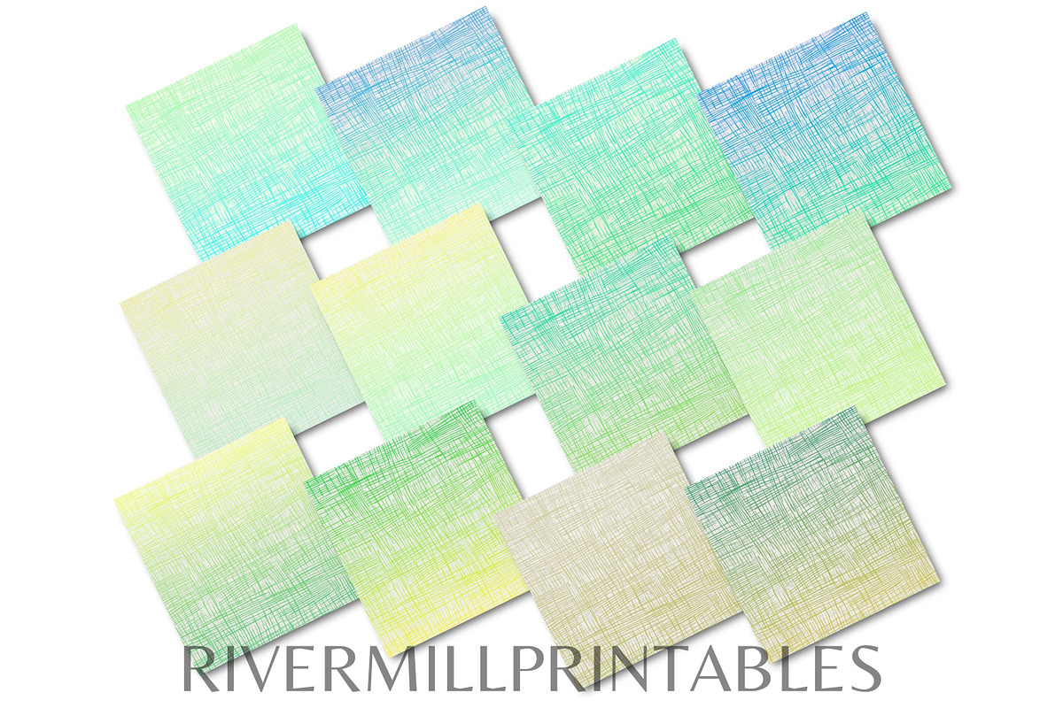 Seamless Doodle Scribble Backgrounds, a Background Graphic by Rivermill ...