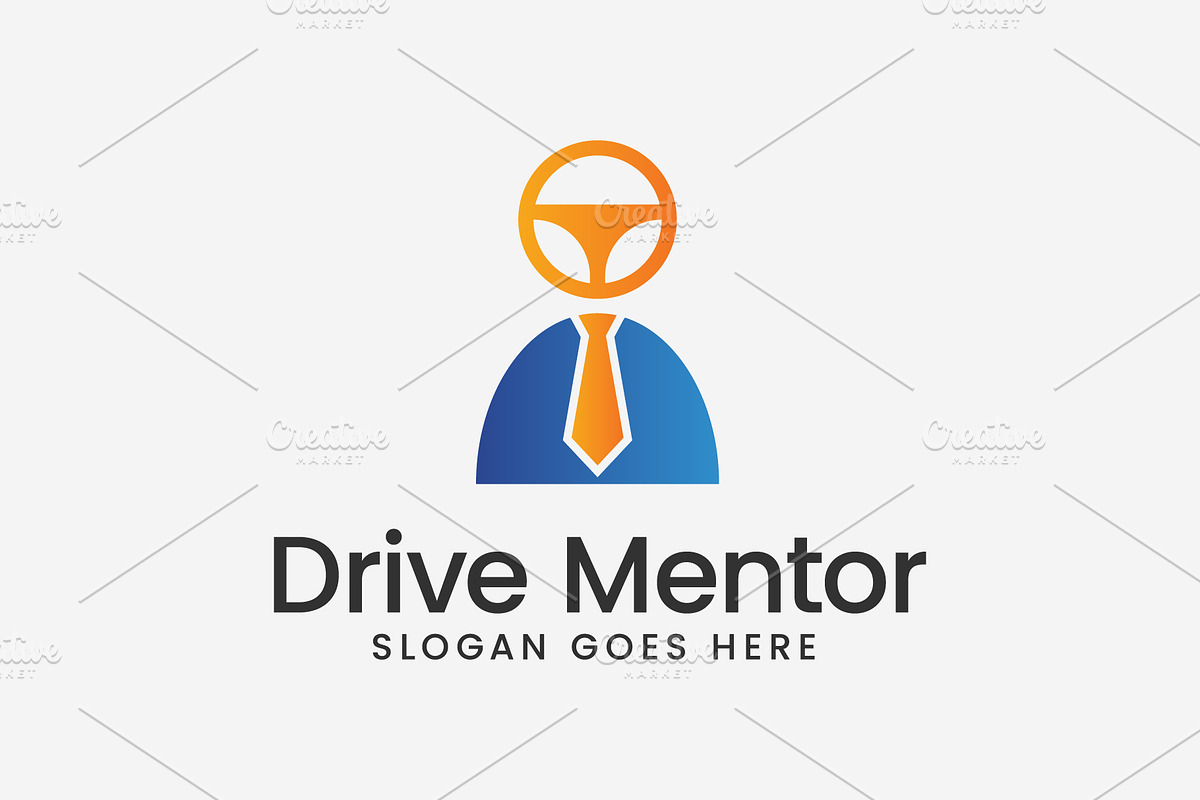 Drive Mentor - Drive & Machinic Logo, a Branding & Logo Template by Creattlle (Photo 1 of 4)