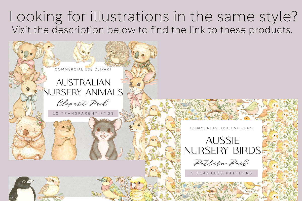 Australian Bird Seamless Pattern, a Pattern Graphic by Pawcasso's Portraits