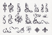 Vector Fleur de Lis & Flourishes, an Object Illustration by FleurArt (Thumbnail 4 of 17)