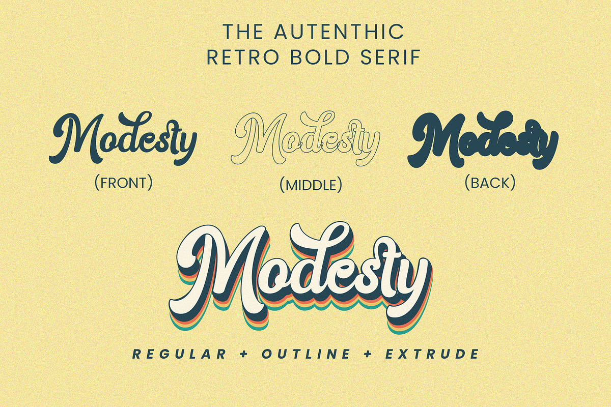 Modesty, a Symbol Font by Flawless And Co (Photo 10 of 12)
