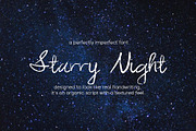 Starry Night Handwritten Font, a Handwritten Font by mpllano14 (Thumbnail 7 of 7)