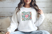 Best Mom Ever Mother's Day PNG, an Illustration by Watercolor design (Thumbnail 5 of 6)