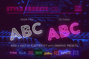 Retro Neon Font - Inline Style, a Sans Serif Font by Wingsart Studio (Thumbnail 6 of 6)