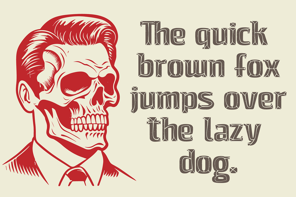 Dead Beat, a Slab Serif Font by Loudoun Design Co. (Photo 5 of 6)