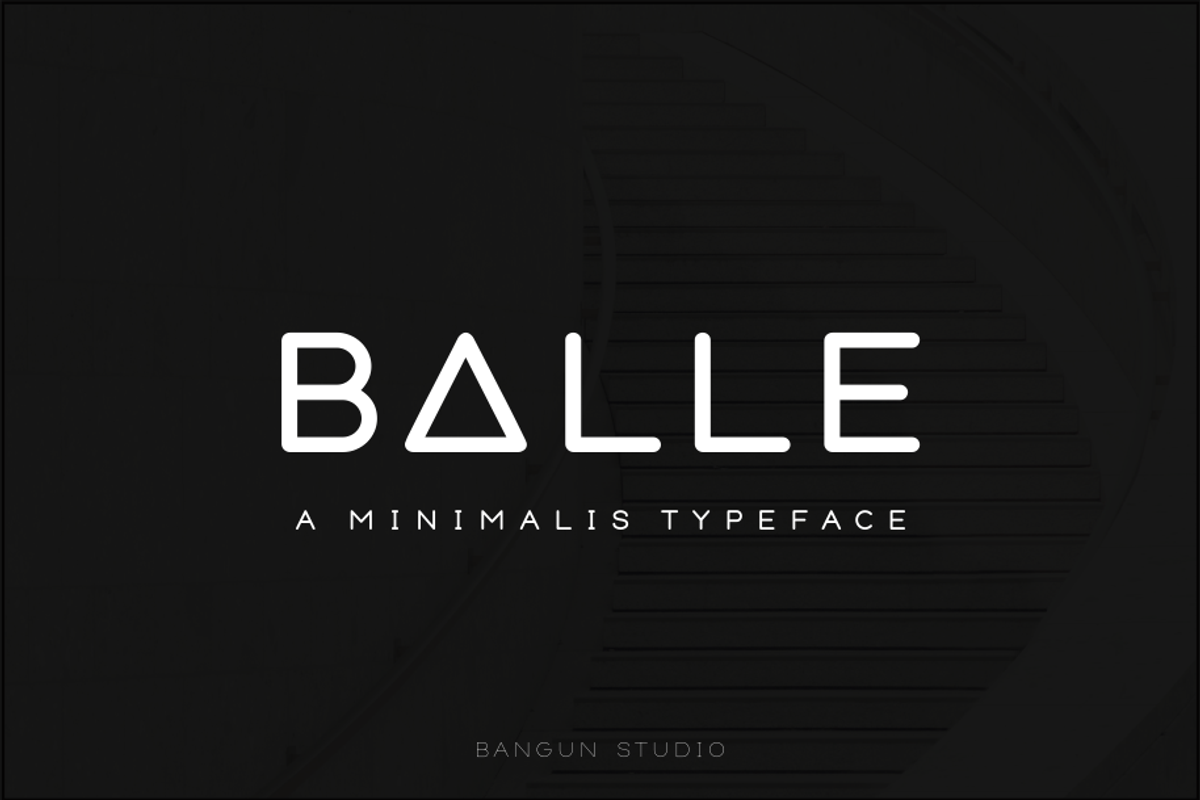 BALLE (Rounded Font)