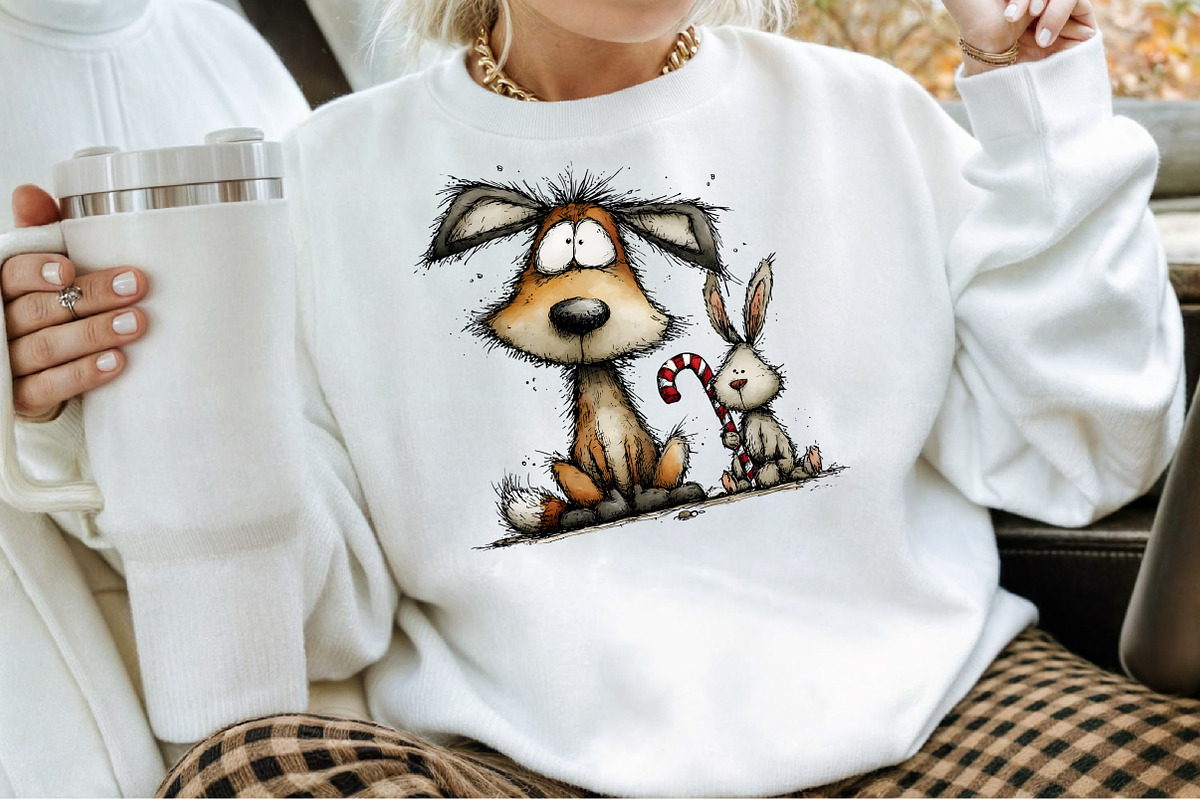 Whimsical Christmas Animal Clipart, an Illustration by Sublimation Artist (Photo 4 of 6)