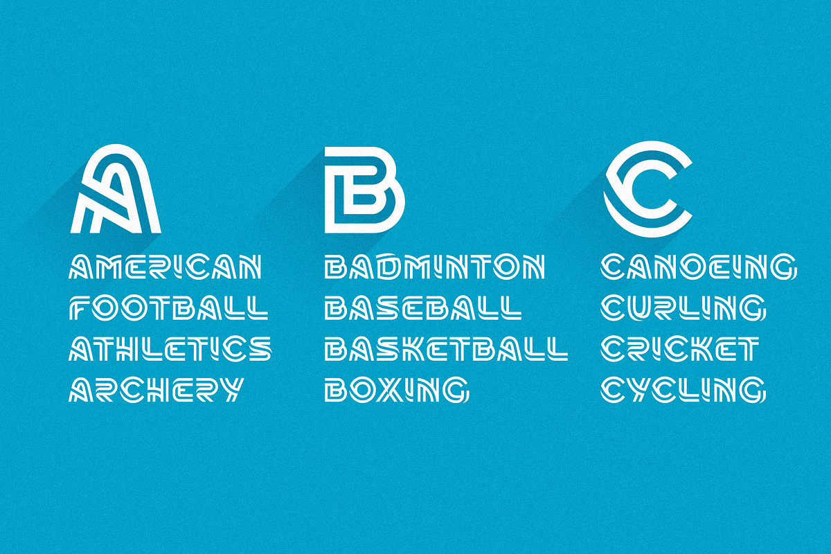 Parallels Lines font, a Symbol Font by kaer_shop (Photo 7 of 8)
