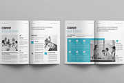 Company Profile & Report Template, a Brochure Template by E-Type (Thumbnail 3 of 13)