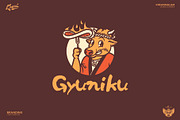 Gyuniku Logo Template, a Branding & Logo Template by Kreasi Malam (Thumbnail 1 of 9)