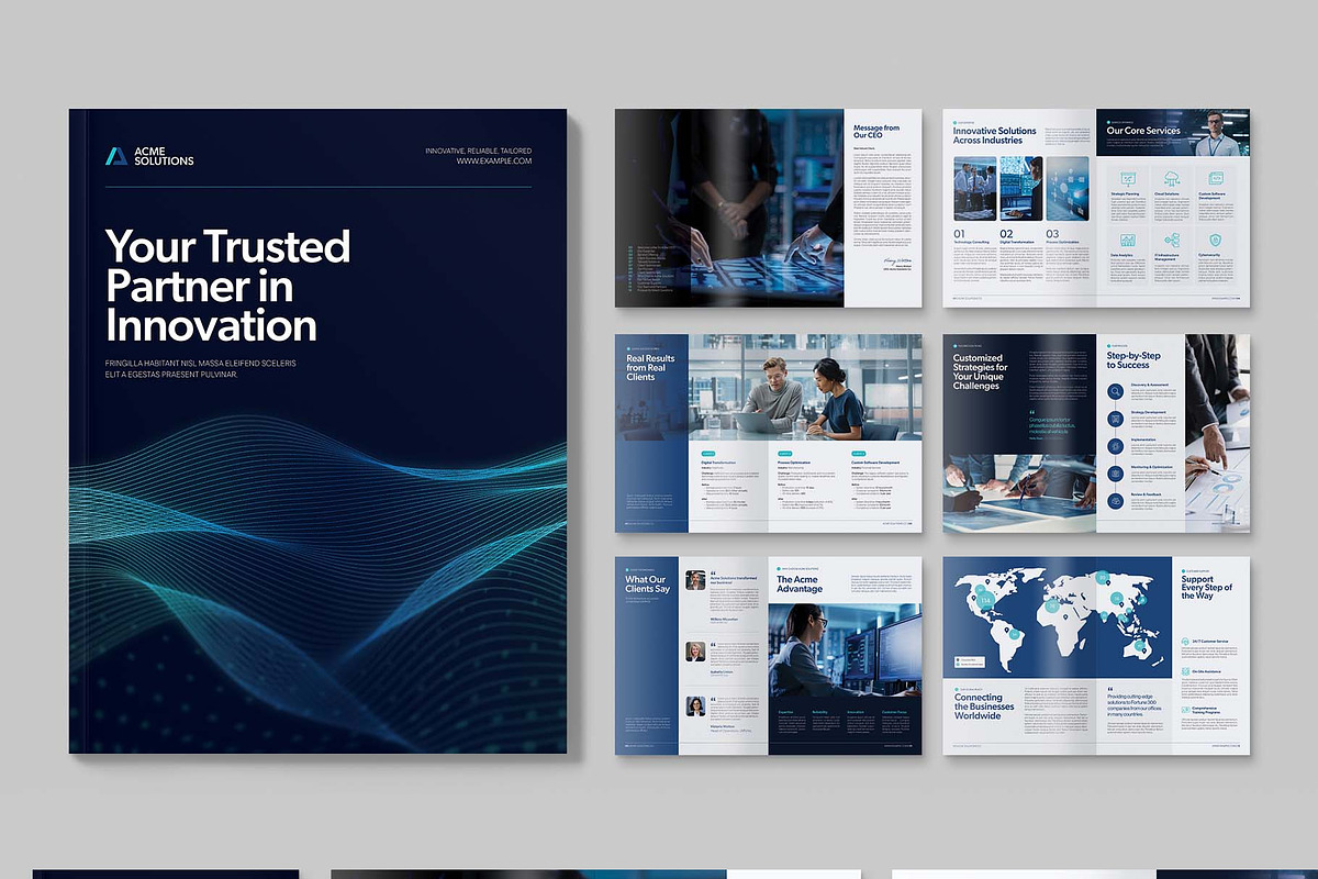 Sales Brochure Template, a Brochure Template by BrandPacks (Photo 7 of 7)