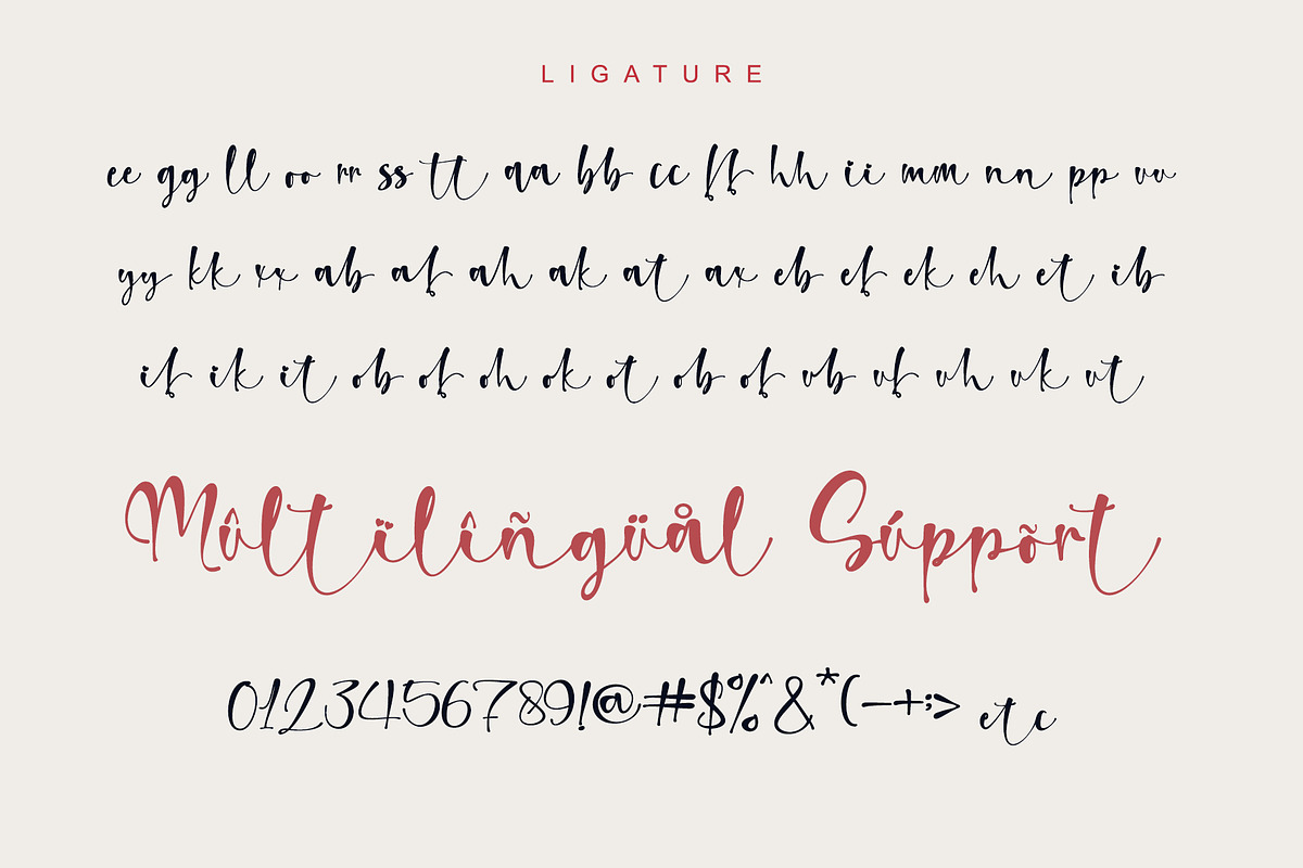 Rossellia, a Script Font by Stefani Letter (Photo 11 of 12)