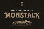 Monstalk Display, a Serif Font by Typia Nesia (Thumbnail 1 of 10)