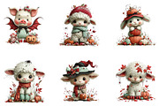 Quirky Halloween Farm Animals, a Seasonal Illustration by CreationArt (Thumbnail 4 of 5)